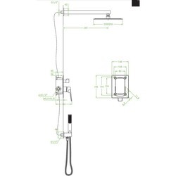 Душевые системы Laveo Plato BLY 001P