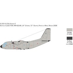 Сборные модели (моделирование) ITALERI C-27J Spartan/G.222 (1:72)