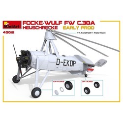 Сборные модели (моделирование) MiniArt Focke Wulf FW C.30a Heuschrecke. Early Prod (1:35)