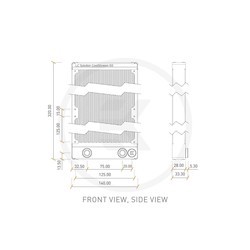 Системы охлаждения EKWB EK-CoolStream SE 280 (Slim Dual)