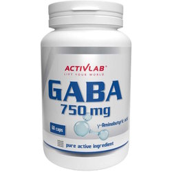 Аминокислоты Activlab GABA 750 mg 60 cap