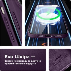 Чехлы для мобильных телефонов ArmorStandart Fake Leather Case for iPhone 13 (черный)