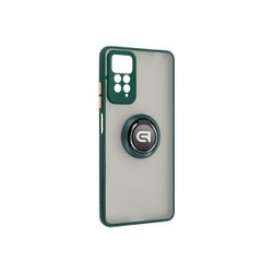 Чехлы для мобильных телефонов ArmorStandart Frosted Matte Ring for Redmi Note 12 Pro (зеленый)