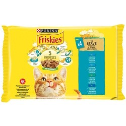 Корм для кошек Friskies Adult Fish Mix Pouch 4 pcs