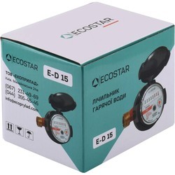 Счетчики воды EcoStar DN15 1/2 L110 D3 E-D 15 R160 2.5 hot