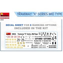 Сборные модели (моделирование) MiniArt Tramway X Series Mid Type (1:35)