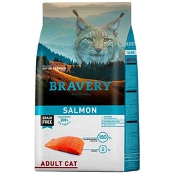 Корм для кошек Bravery Adult Grain Free Salmon  2 kg