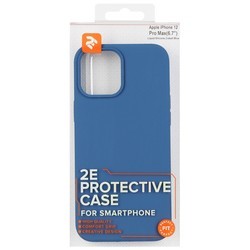 Чехлы для мобильных телефонов 2E Liquid Silicone for iPhone 12 Pro Max (черный)