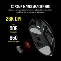 Мышки Corsair MMO Darkstar Wireless RGB
