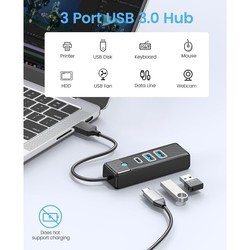 Картридеры и USB-хабы Orico PWC2U-U3-015-BK-EP