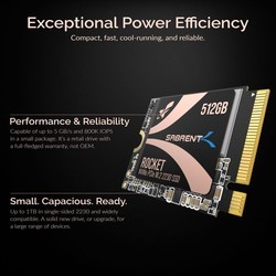 SSD-накопители Sabrent Rocket NVMe 2230 SB-2130-512 512&nbsp;ГБ