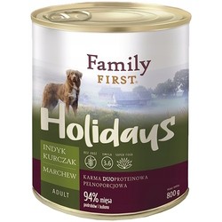 Корм для собак Family First Can Adult Turkey/Chicken 800 g