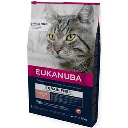 Корм для кошек Eukanuba Senior Grain Free Salmon 10 kg