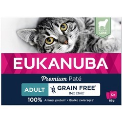 Корм для кошек Eukanuba Adult Grain Free Lamb 12 pcs