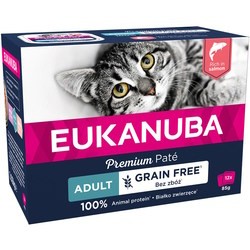 Корм для кошек Eukanuba Adult Grain Free Salmon 12 pcs