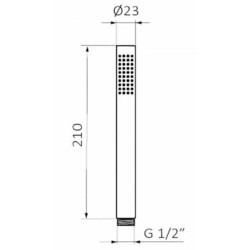 Душевые системы GRB Incool 00060020 (черный)