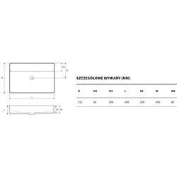 Умывальники Excellent Rima 2.0 CEEX.4901.500.WH 500&nbsp;мм