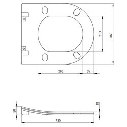 Инсталляции для туалета Deante Peonia CDES6ZPW