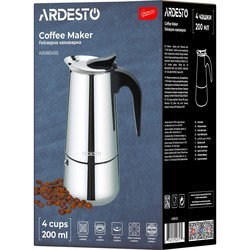 Кофеварки и кофемашины Ardesto Gemini Apulia 4 хром