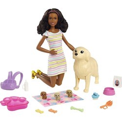 Куклы Barbie Newborn Pups Doll and Pets HCK76