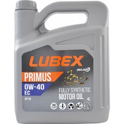 Моторные масла Lubex Primus EC 0W-40 4&nbsp;л