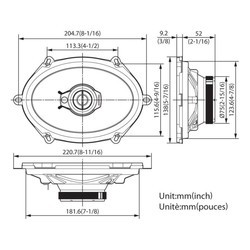 Автоакустика Kenwood KFC-S5794C