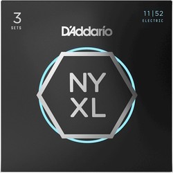 Струны DAddario NYXL Nickel Wound 11-52 (3-Pack)