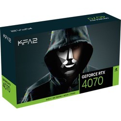 Видеокарты KFA2 GeForce RTX 4070 1-Click OC 2X