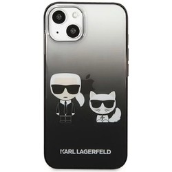 Чехлы для мобильных телефонов Karl Lagerfeld Gradient Iconic Karl and Choupette for iPhone 13