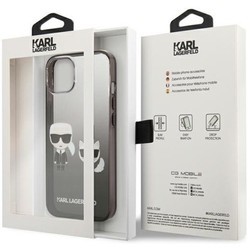 Чехлы для мобильных телефонов Karl Lagerfeld Gradient Iconic Karl and Choupette for iPhone 13