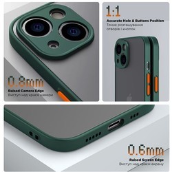 Чехлы для мобильных телефонов ArmorStandart Frosted Matte Ring for Redmi A2 (зеленый)