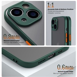 Чехлы для мобильных телефонов ArmorStandart Frosted Matte Ring for Galaxy M14 (черный)