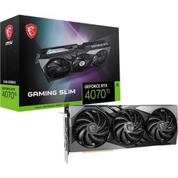 Видеокарты MSI GeForce RTX 4070 Ti GAMING SLIM 12G