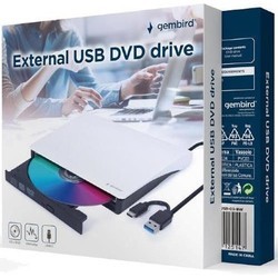 Оптические приводы Gembird DVD-USB-03 (белый)