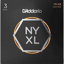 Струны DAddario NYXL Nickel Wound 10-46 (3-Pack)