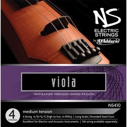 Струны DAddario NS Electric Viola Long Scale Medium