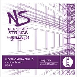 Струны DAddario NS Electric Viola High E String Long Scale Medium