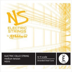 Струны DAddario NS Electric Cello High E String 4/4 Medium