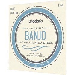Струны DAddario Nickel Banjo 9-20