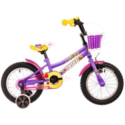 Детские велосипеды DHS Daisy 1402 14 2022 (фиолетовый)