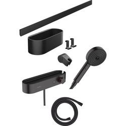 Душевые системы Hansgrohe WallStoris Bundle 105 EcoSmart 24250700 (белый)