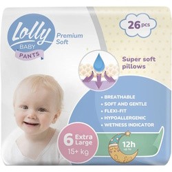 Подгузники (памперсы) Lolly Premium Soft Pants 6 / 26 pcs