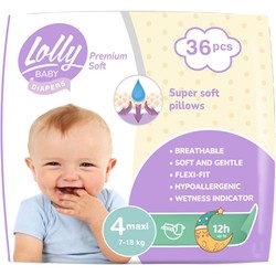 Подгузники (памперсы) Lolly Premium Soft Diapers 4 / 36 pcs