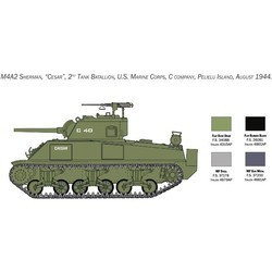 Сборные модели (моделирование) ITALERI M4A2 Sherman US Marines Corps (1:35)