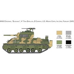 Сборные модели (моделирование) ITALERI M4A2 Sherman US Marines Corps (1:35)