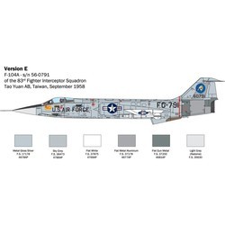 Сборные модели (моделирование) ITALERI F-104 Starfighter A/C (1:32)