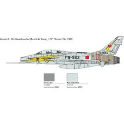 Сборные модели (моделирование) ITALERI F-100F Super Sabre (1:72)