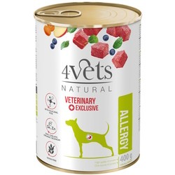 Корм для собак 4Vets Natural Allergy Can 400 g