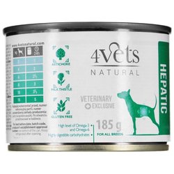 Корм для собак 4Vets Natural Hepatic Can 185 g 1&nbsp;шт