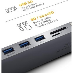 Картридеры и USB-хабы Icy Box IB-DK2106-C